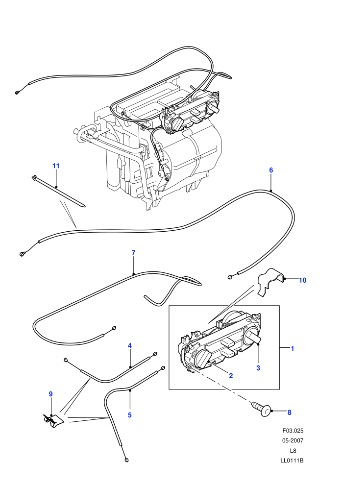 Heater & Air Conditioning Controls ((V)FROM7A000001)