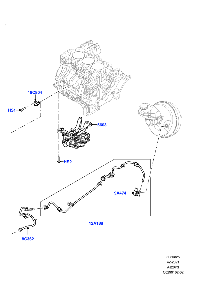 Vacuum Control And Air Injection (1.5L AJ20P3 Petrol High,8 Speed Automatic Trans 8G30,Changsu (China))