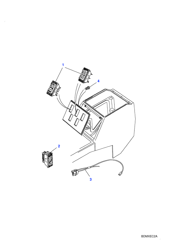 Front Console-To (V) LA647644