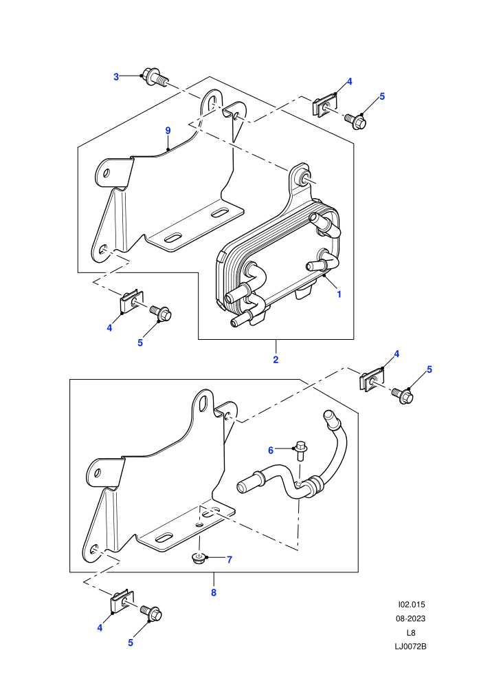 Fuel Cooler Assembly ((V)FROM7A000001)