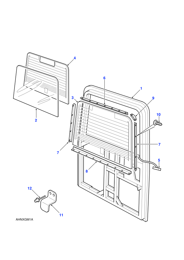 Rear End Door Assembly-To (V) 1A999999