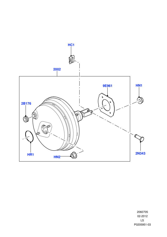 Brake Booster ((V)FROMAA000001)