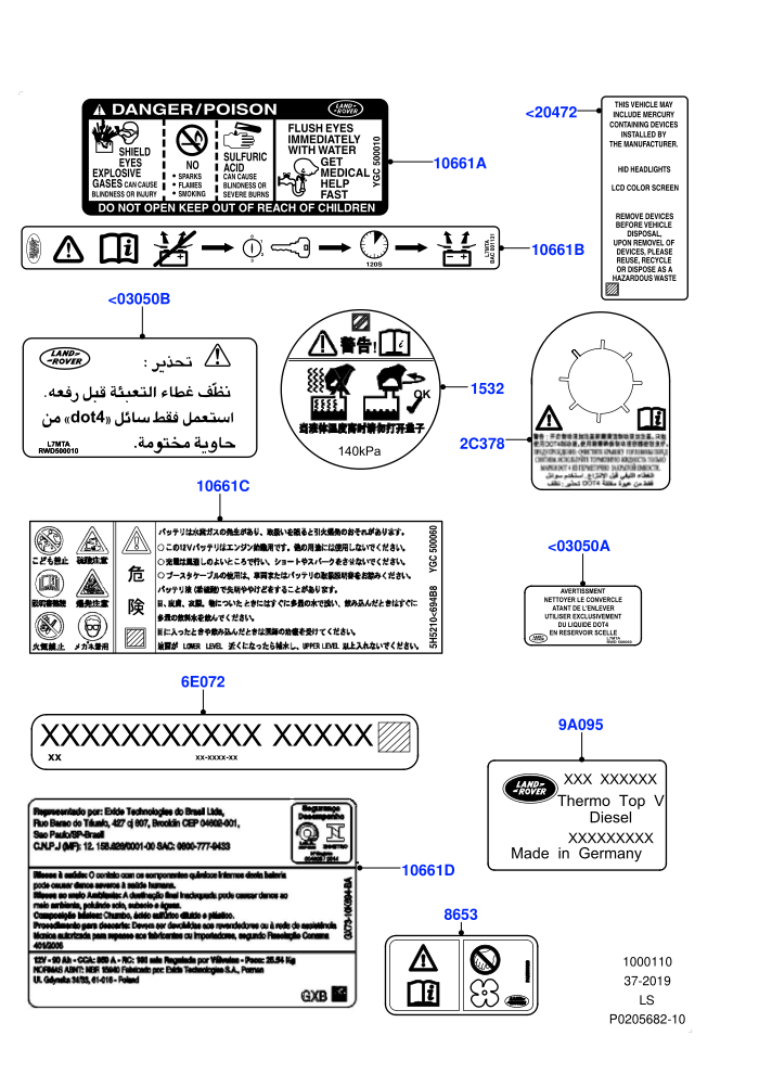 Labels (Under Hood)((V)FROMAA000001)