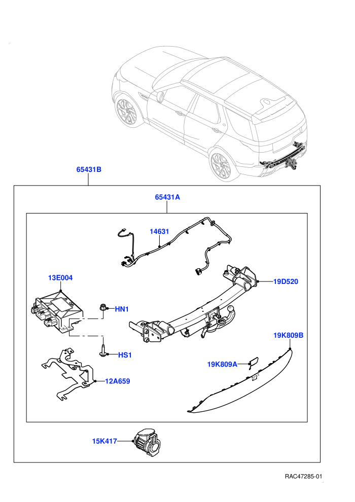 Accessory Pack (Detachable Tow Bar)((V)FROMR2000001)