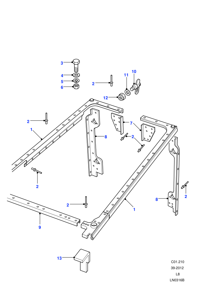 Cappings - Rear Body ((V)FROM7A000001)