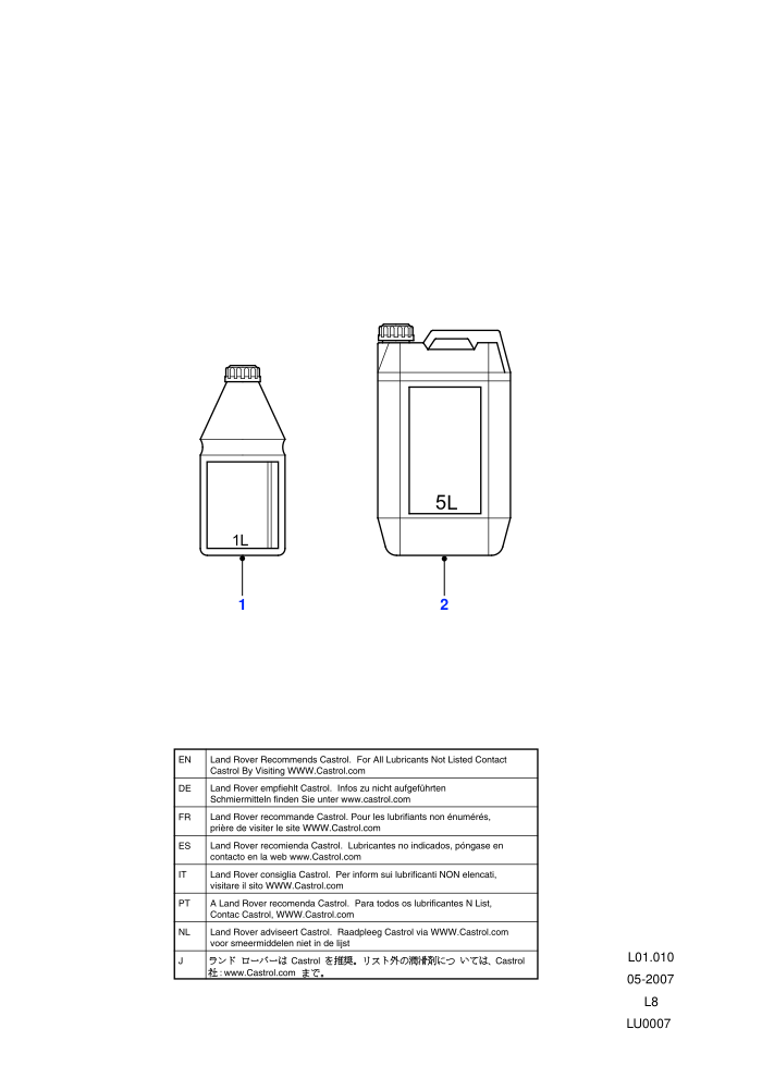 Engine Oil ((V)FROM7A000001)