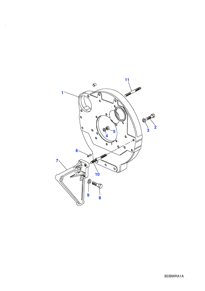 Flywheel Housing (2.5L Turbo Diesel VM)