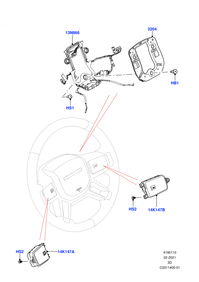 Switches (Nitra Plant Build,Steering Wheel)((V)FROMM2000001)