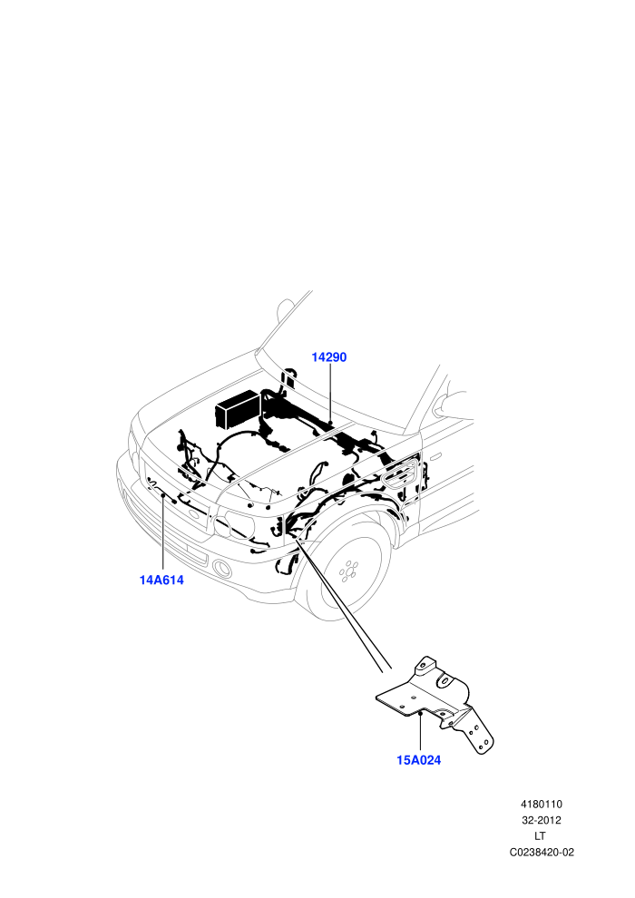 Electrical Wiring - Engine And Dash (Engine Compartment)((V)FROMCA000001)