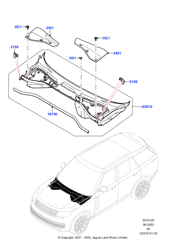 Cowl/Panel And Related Parts