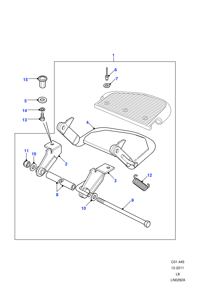 Step Assembly-Rear End Door ((V)FROM7A000001)