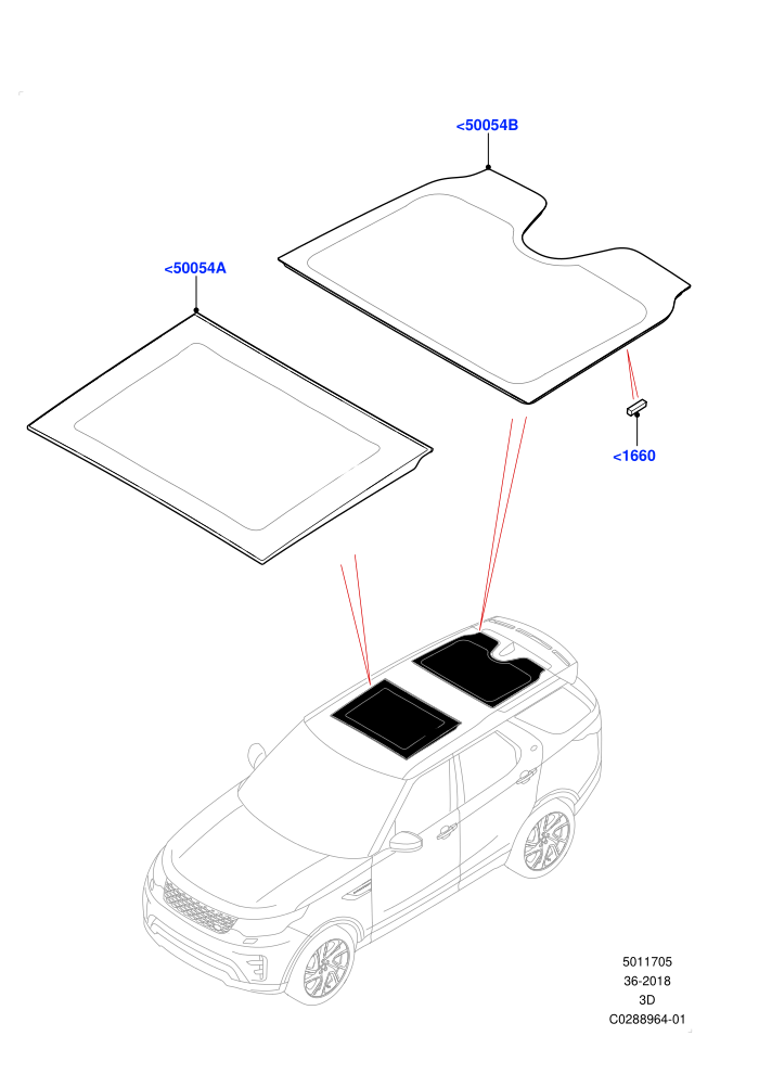 Sliding Roof Panel (Roof Conv-Power Open Front/Rear Pan)(Nitra Plant Build)((V)FROMK2000001)