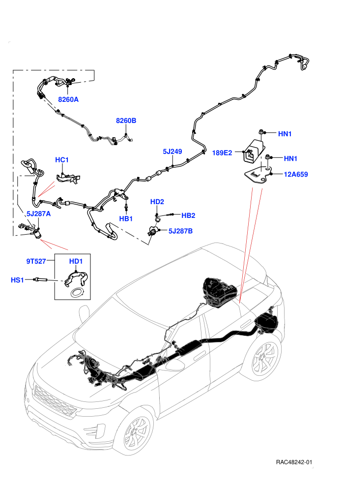 Exhaust Fluid Injection System (2.0L AJ21D4 Diesel Mid,Halewood (UK),With Diesel Exh Fluid Emission Tank)(Injector and Control Unit)((V)FROMMH000001)