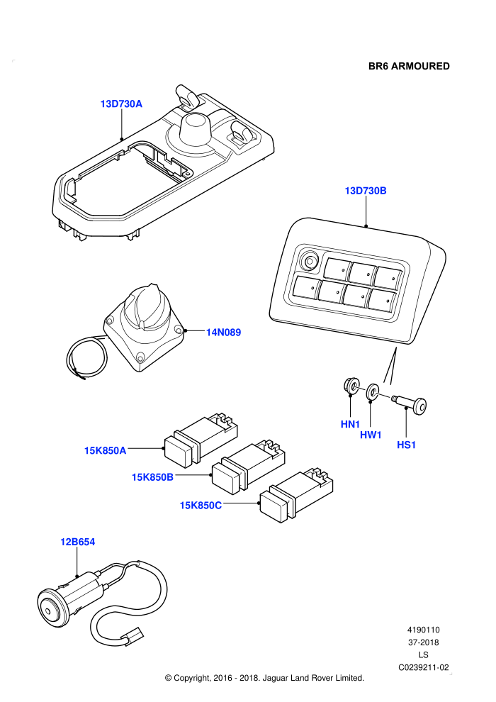 Switches (With B6 Level Armouring)((V)FROMAA000001)