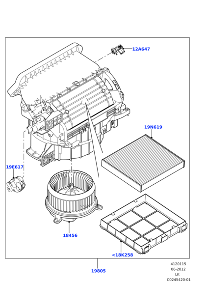 LR036369 LAND ROVER