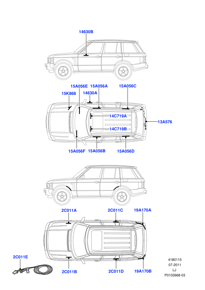 Electrical Wiring - Body And Rear (Less Armoured)(Link)((V)TO9A999999)