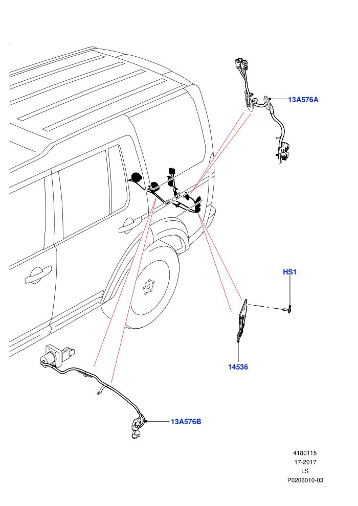 Electrical Wiring - Body And Rear (Towing)((V)FROMAA000001)