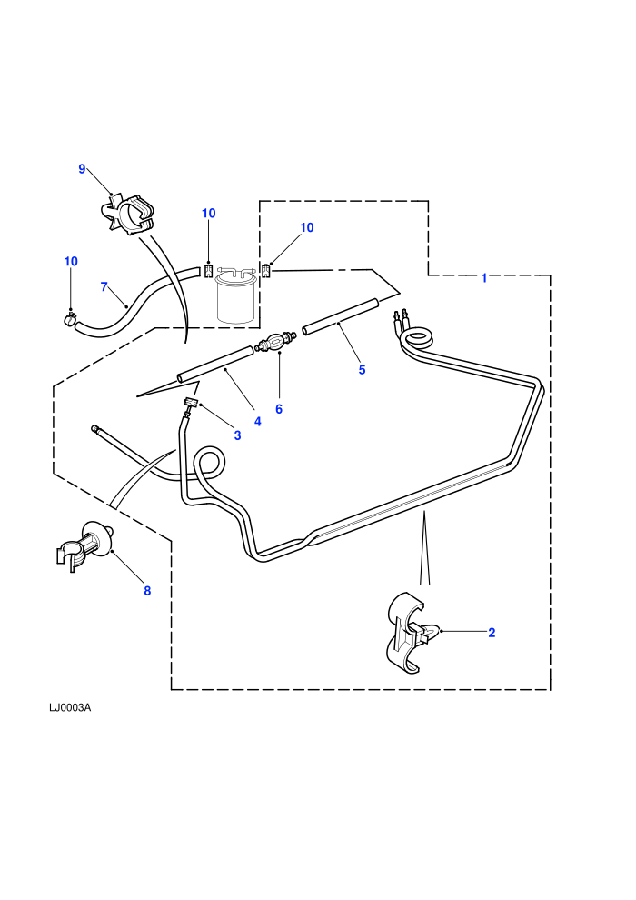 Fuel Lines (2.0L I4 8V TCIE)((V)TOYA999999)