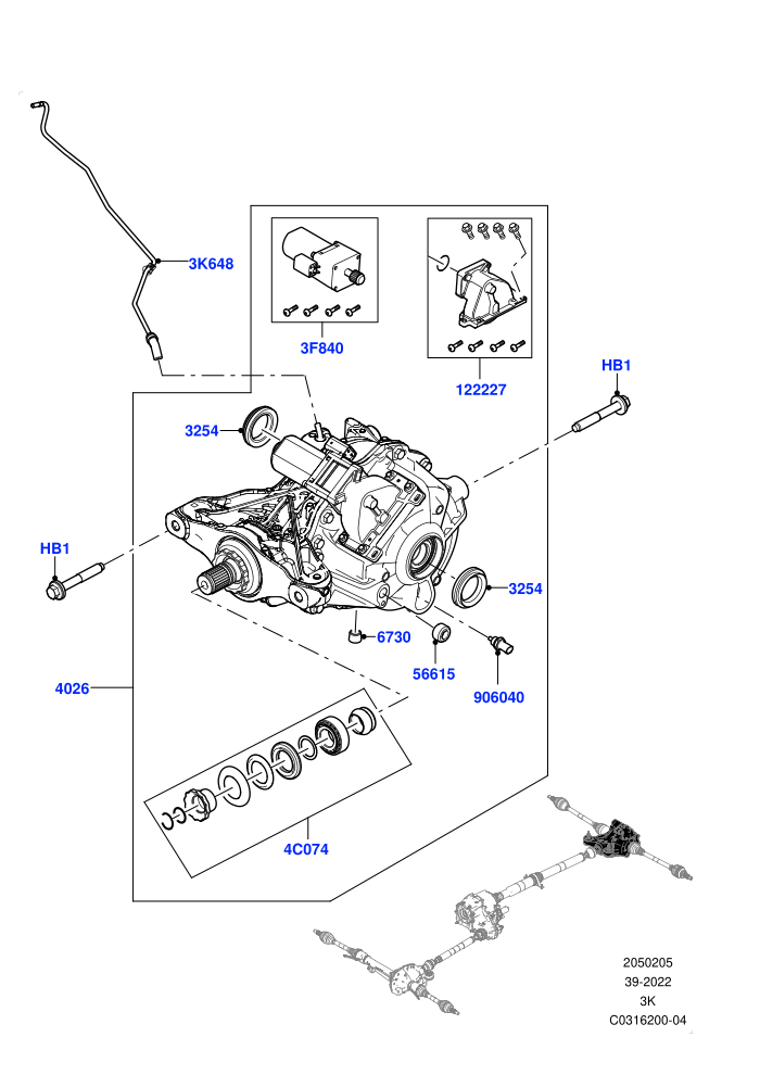 Rear Axle (Torque Vectoring By Braking (TVBB))
