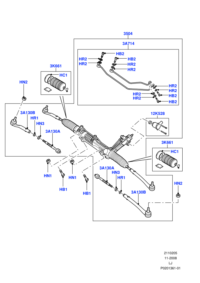 Steering Gear ((V)FROMAA000001)