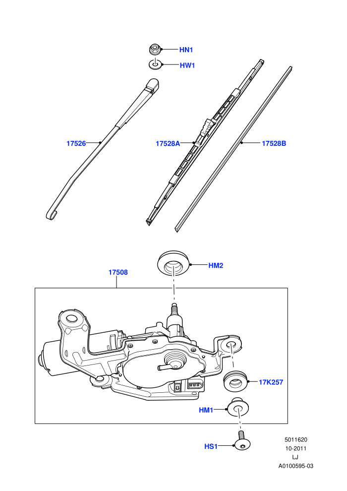Rear Window Wiper And Washer ((V)TO9A999999)