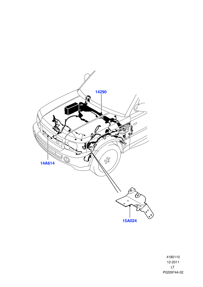 Electrical Wiring - Engine And Dash (Engine Compartment)((V)TOAA999999 (V)FROMAA000001)