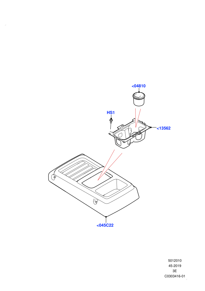 Console - Floor (Less Floor Mounted Console)
