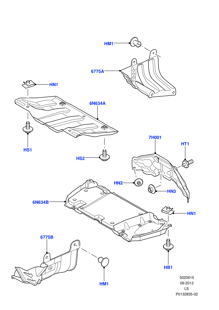 Splash And Heat Shields (Body)((V)TO9A999999)