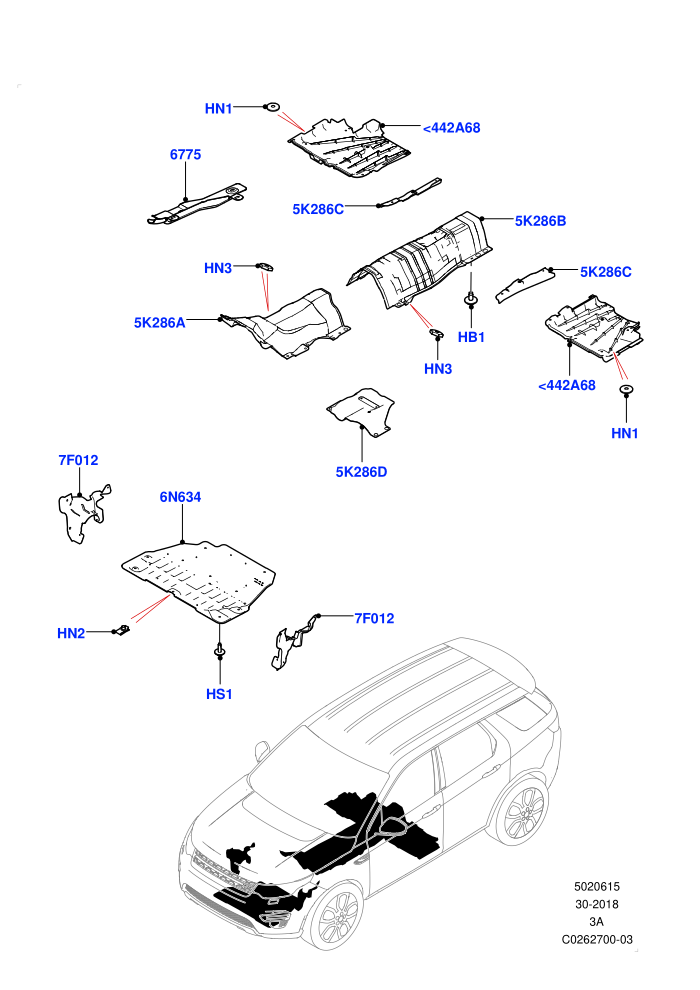 Splash And Heat Shields (Changsu (China))(Body,Front)((V)TOKG446856 (V)FROMFG000001)