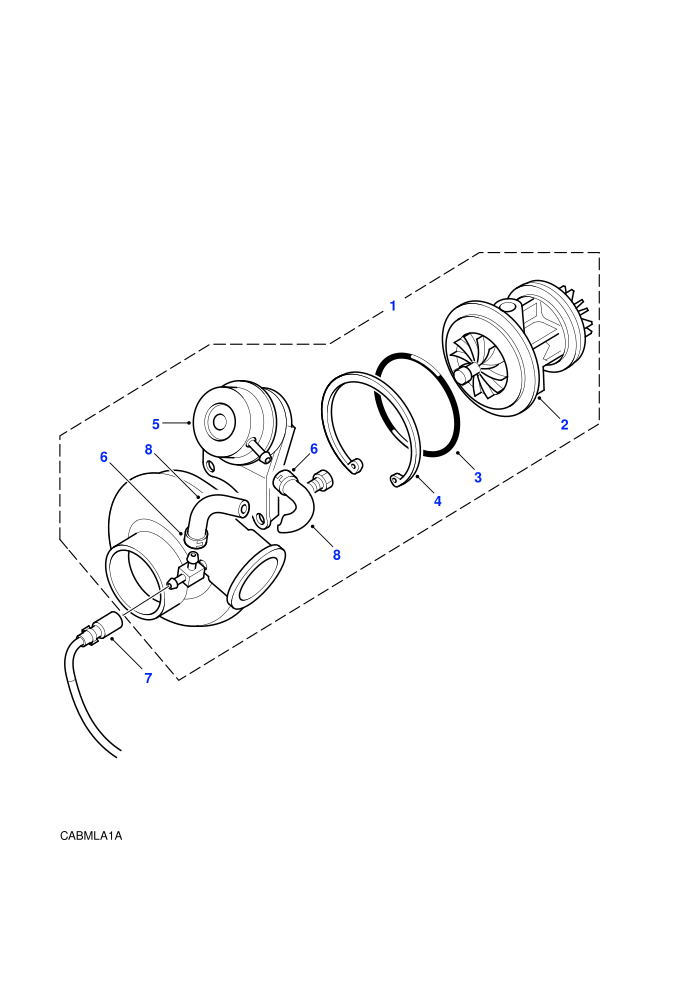 Turbocharger (2.5L 200 Tdi)((V)TOLA081991)
