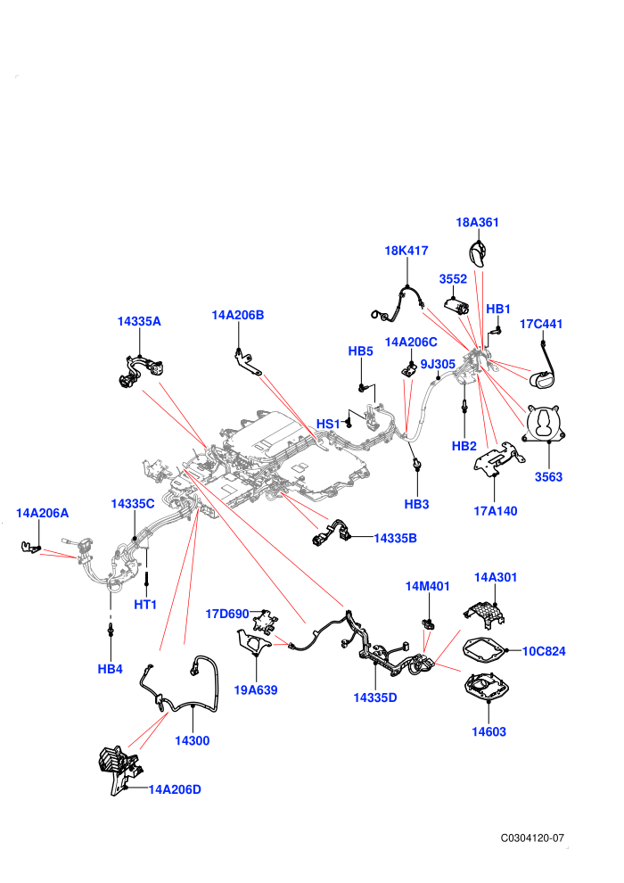 Hybrid Electrical Modules (Electric Engine Battery-PHEV,Halewood (UK))(PHEV Charging Cables And Fixings)((V)FROMLH000001)