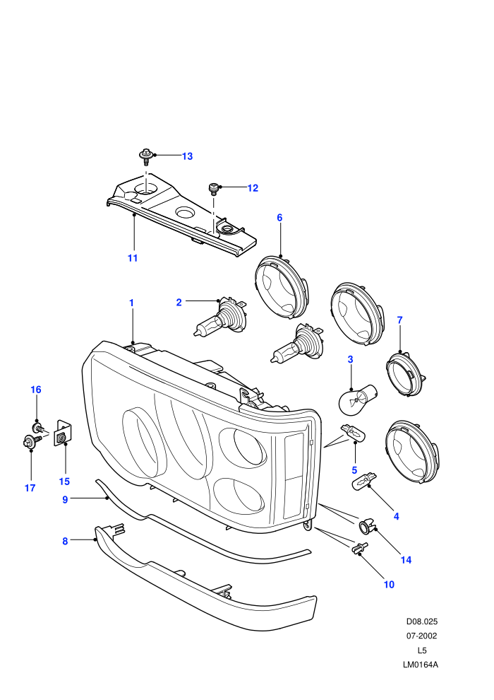 Headlamps ((V)FROM3A000000)