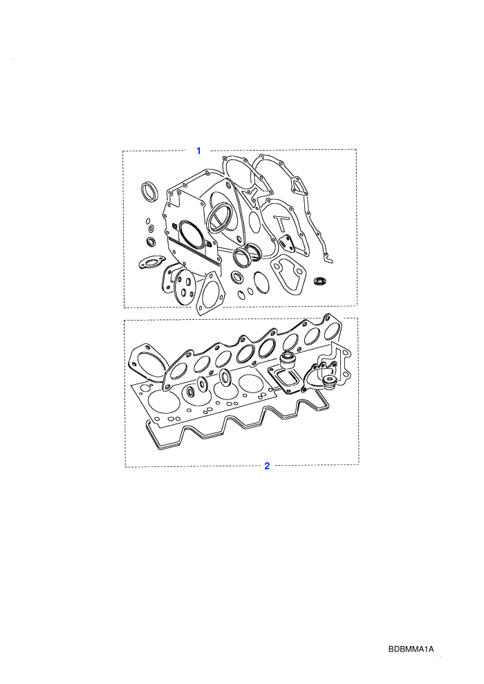 Gasket Kits (2.5L 200 Tdi,5 Speed Manual Transmission,Less Catalyst)