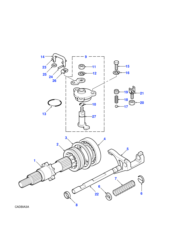 Front Ouput Shaft