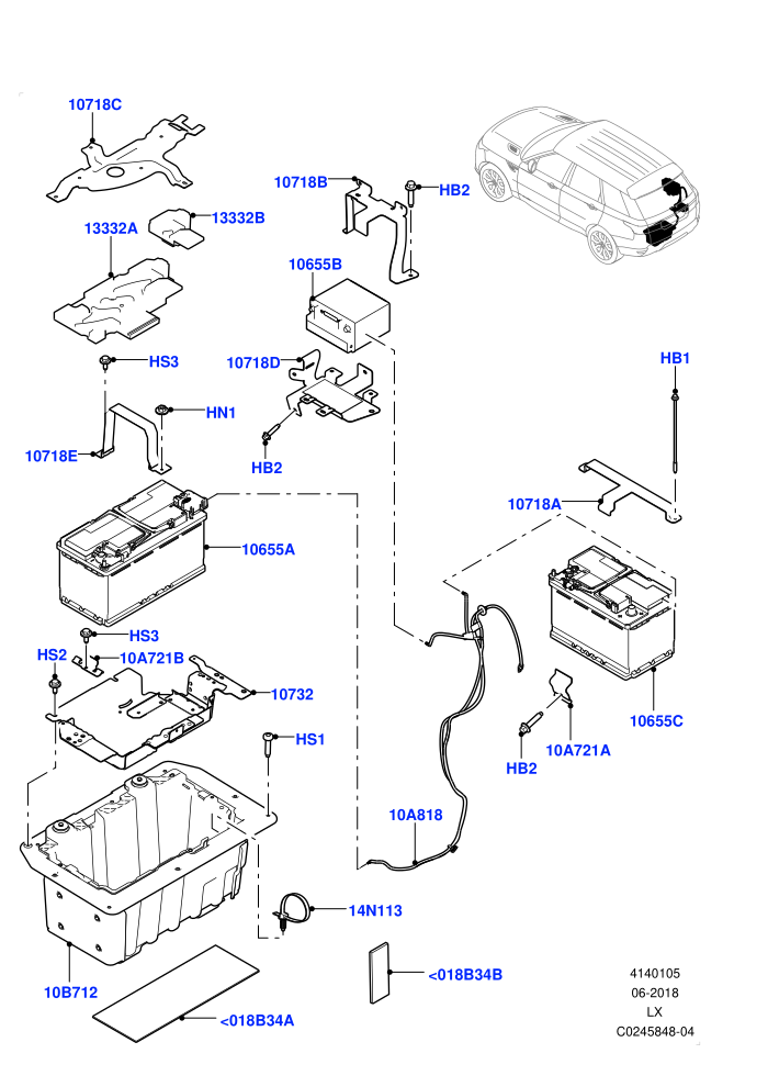 Battery And Mountings