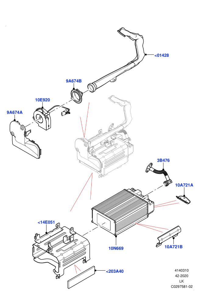Hybrid Electrical Modules (Electric Engine Battery-MHEV)(MHEV Battery, Duct, Fan)
