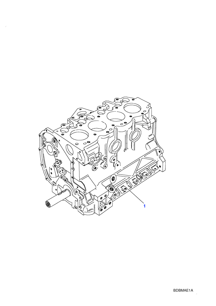 Engine Short (2.5L 200 Tdi,5 Speed Manual Transmission,Less Catalyst)