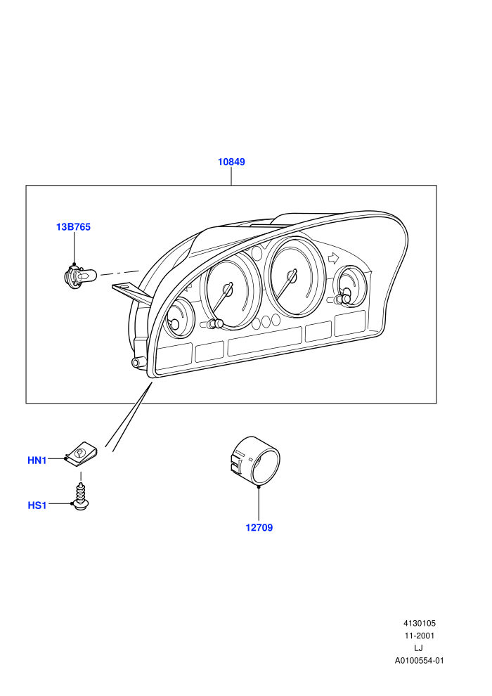Instrument Cluster ((V)TO8A000001)