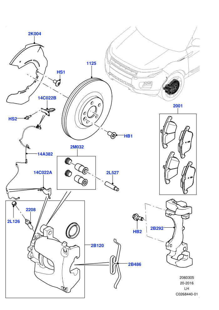 Front Brake Discs And Calipers (Changsu (China),Front Disc And Caliper Size 17)((V)FROMGG134738)