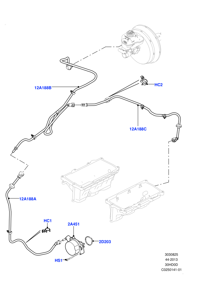 Vacuum Control And Air Injection (3.0L DOHC GDI SC V6 PETROL,RHD)((V)FROMEA000001)