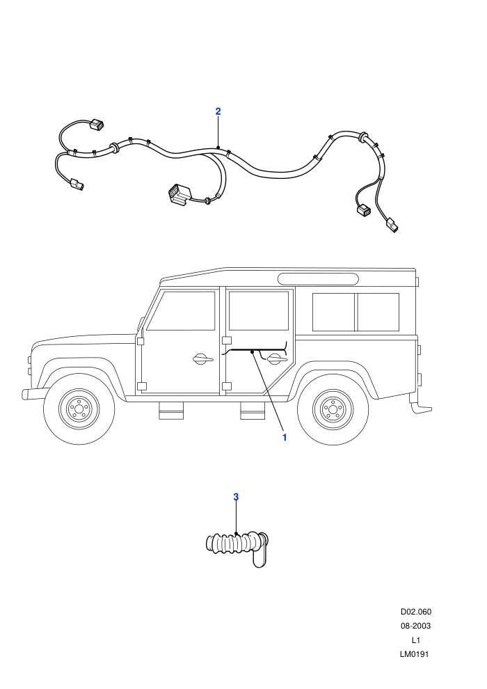 Harness-Door Rear