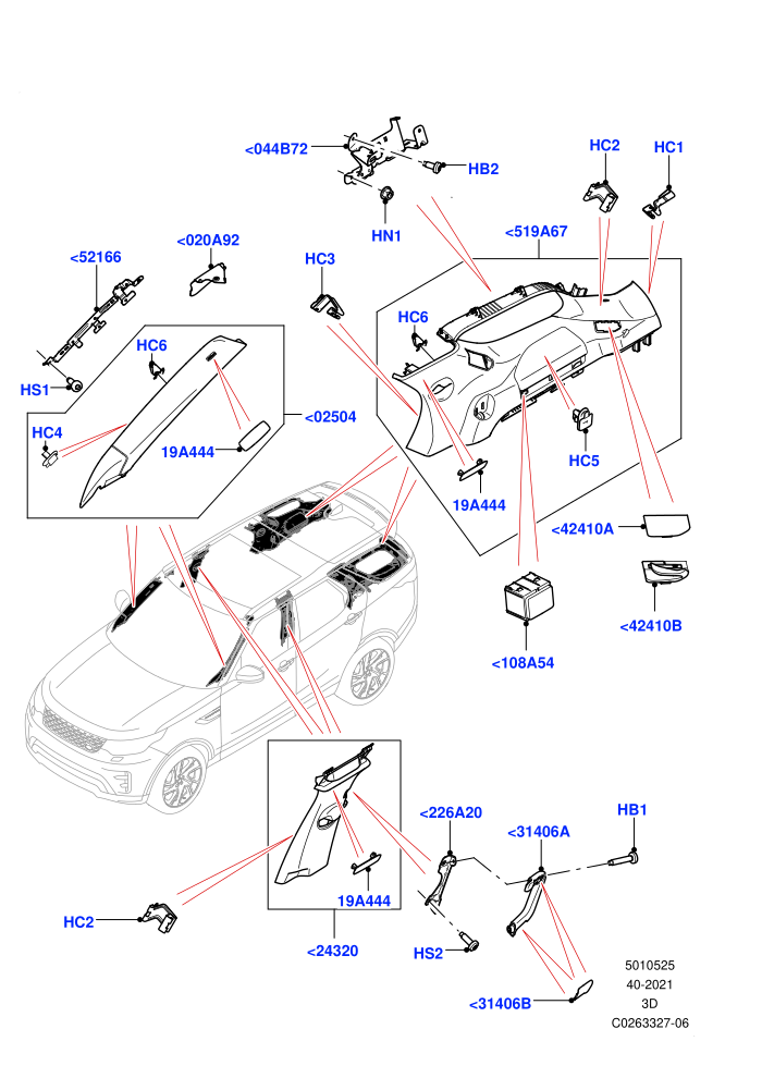 Side Trim (Solihull Plant Build,Upper)((V)FROMHA000001)