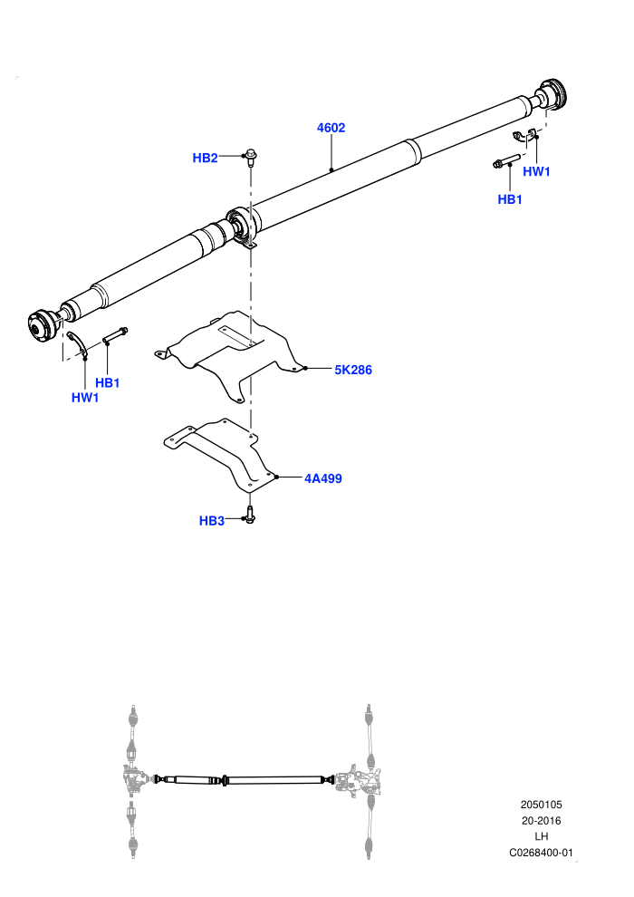 Drive Shaft - Rear Axle Drive (Changsu (China),Efficient Driveline)((V)FROMGG134738)