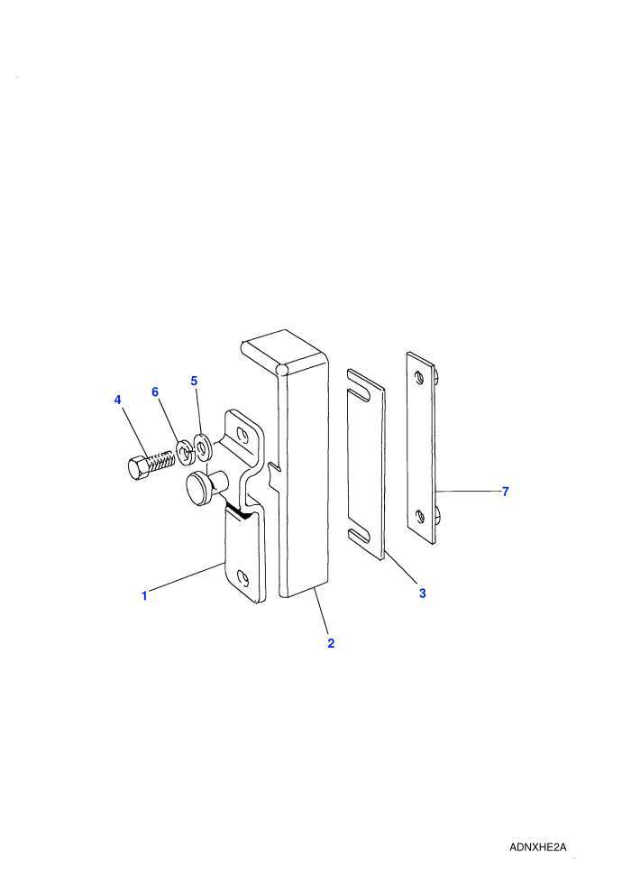 Front Door Latch Striker-To (V) AA270226