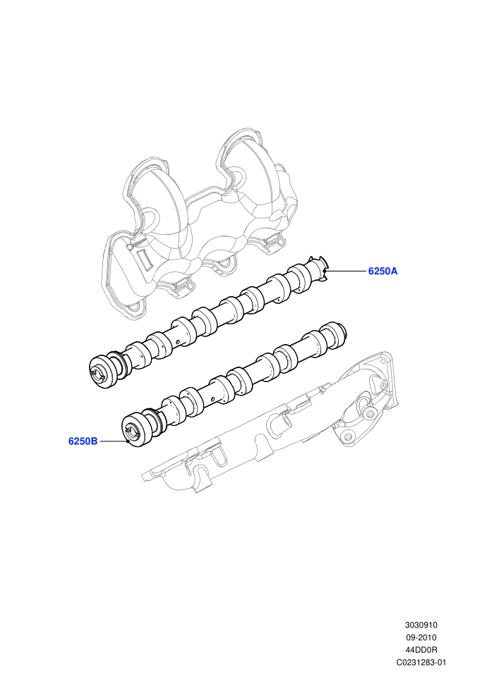 Camshaft (4.4L DOHC DITC V8 Diesel)((V)FROMBA000001)