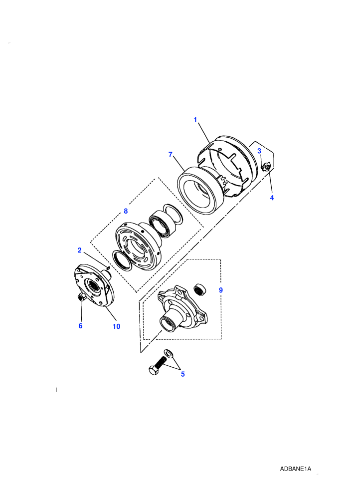 Air Conditioning Pump (2.25L 4 Cyl L/R Petrol,With Air Conditioning)