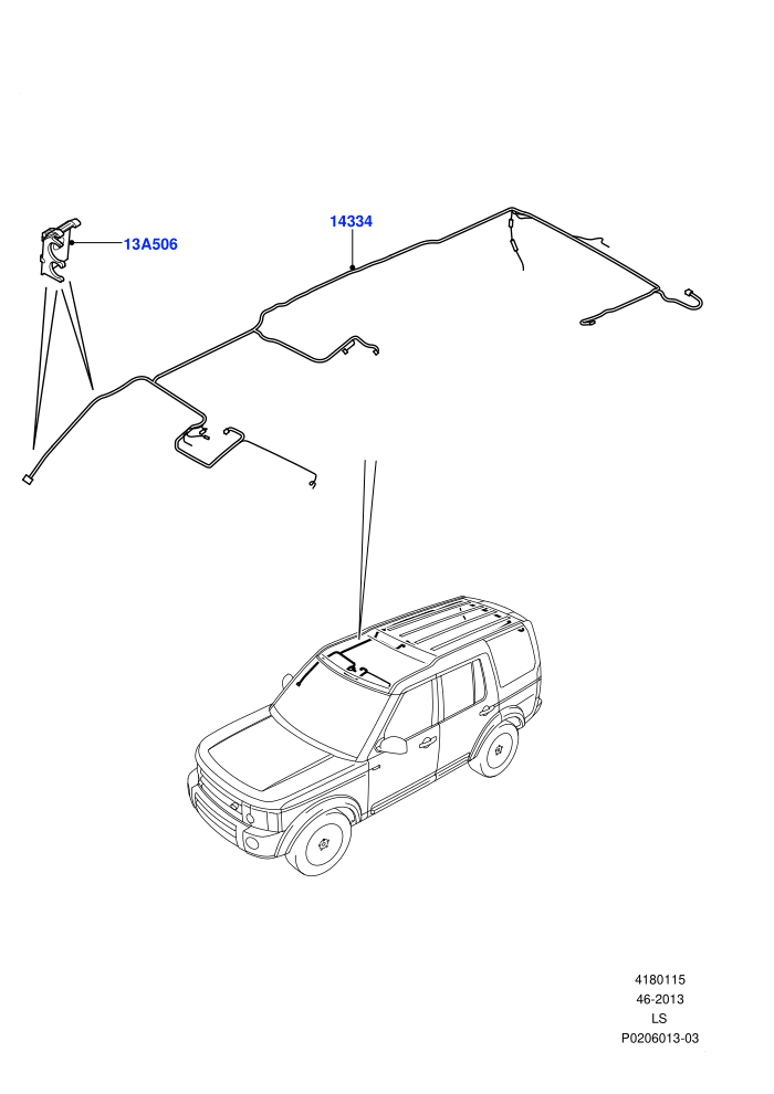 Electrical Wiring - Body And Rear (With 2 Seat Configuration)(Roof)((V)FROMAA000001)