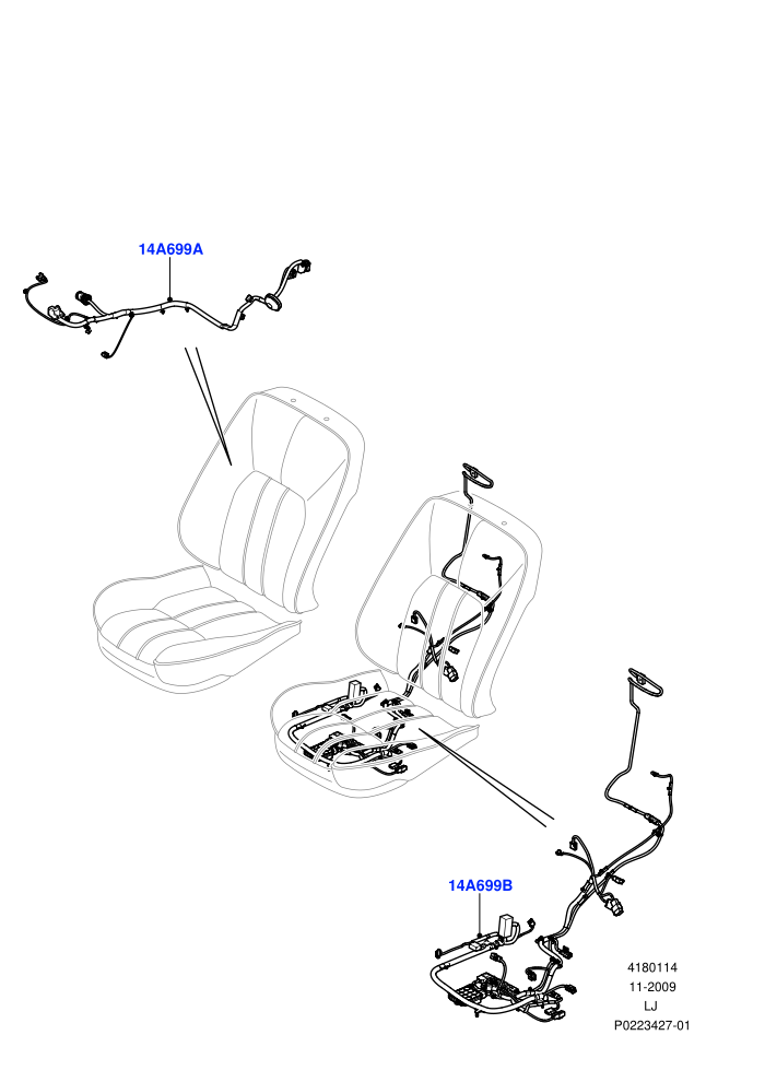 Wiring - Seats (Front Seats)((V)FROMAA313069)