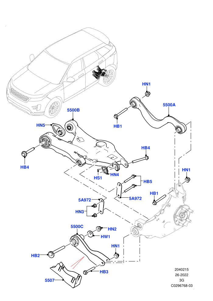 Rear Suspension Arms (Changsu (China))