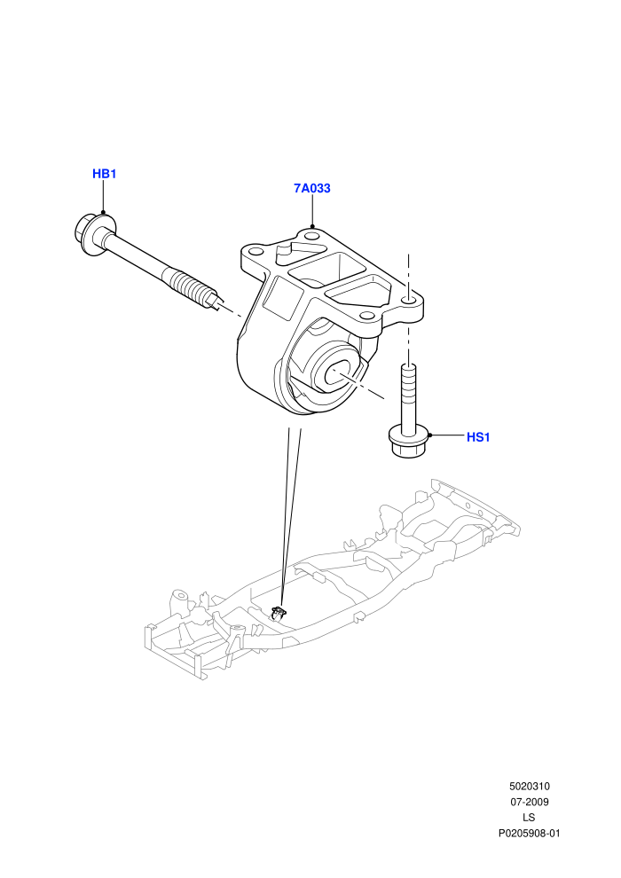 Transmission Mounting ((V)FROMAA000001)